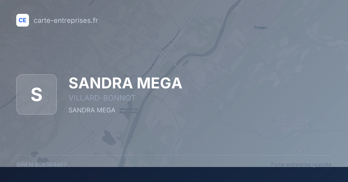 SANDRA MEGA — 808364657 — fiche entreprise
