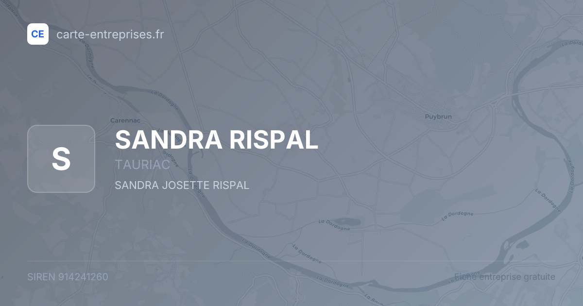 SANDRA RISPAL — 914241260 — fiche entreprise