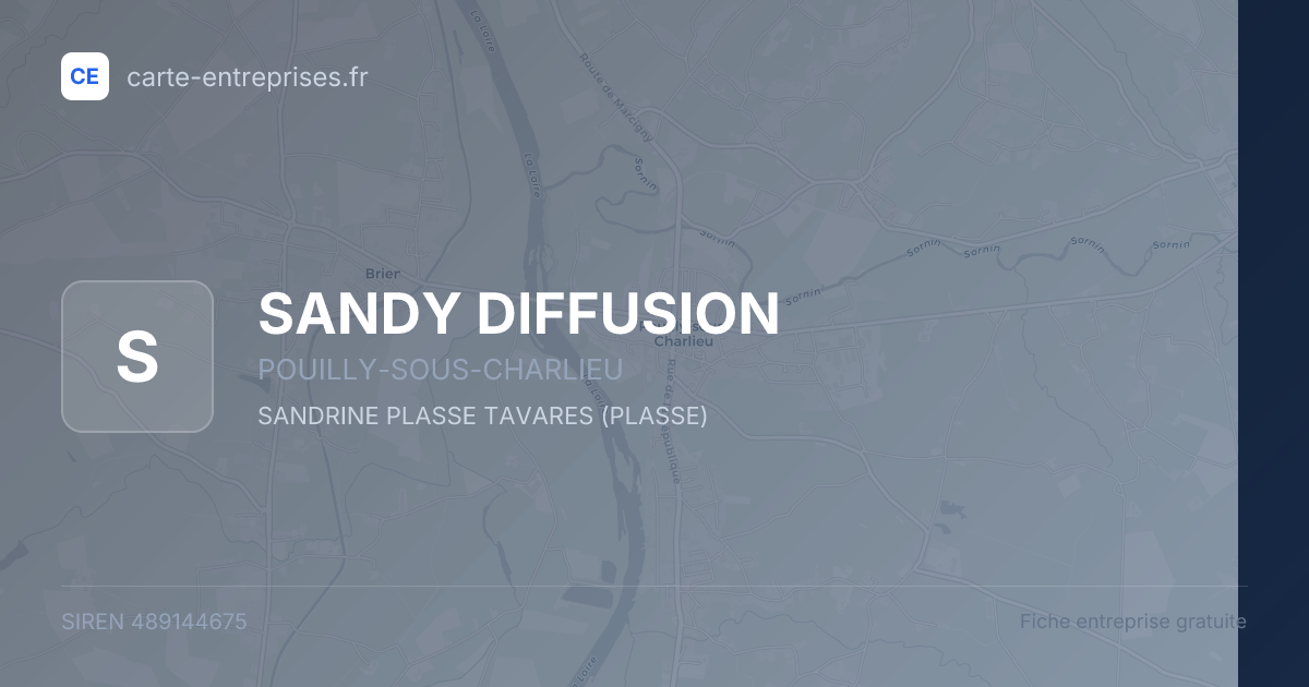 SANDY DIFFUSION — 489144675 — fiche entreprise