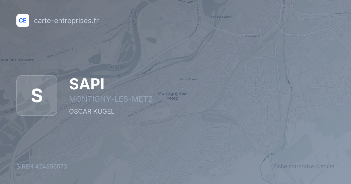 SAPI — 424856573 — fiche entreprise