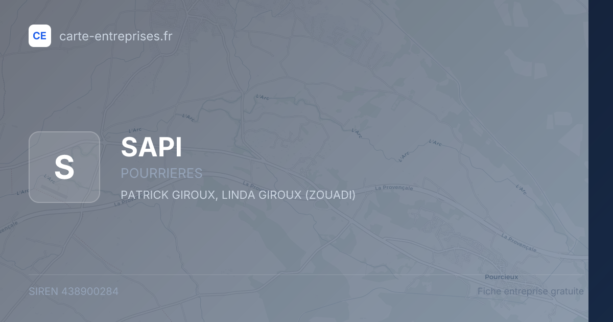 SAPI — 438900284 — fiche entreprise