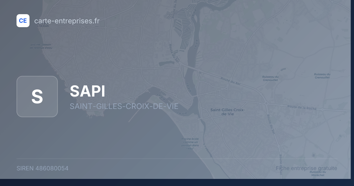 SAPI — 486080054 — fiche entreprise