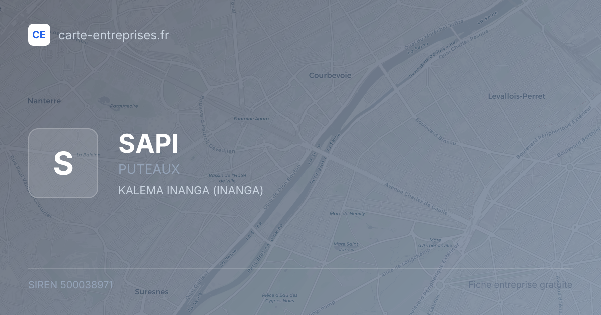 SAPI — 500038971 — fiche entreprise