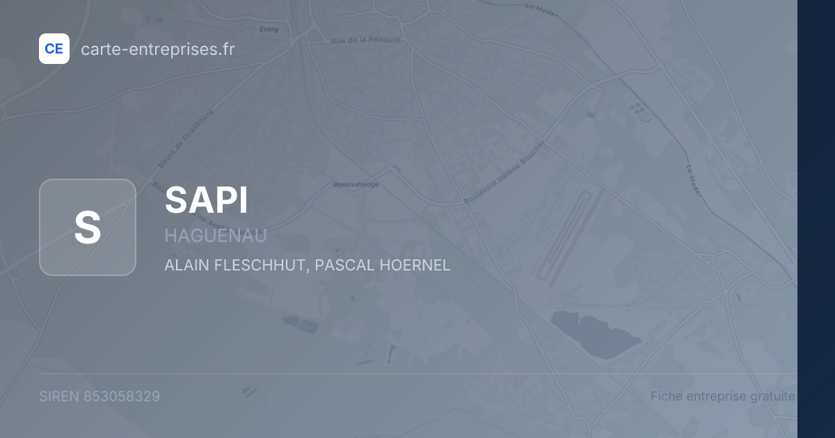 SAPI — 853058329 — fiche entreprise