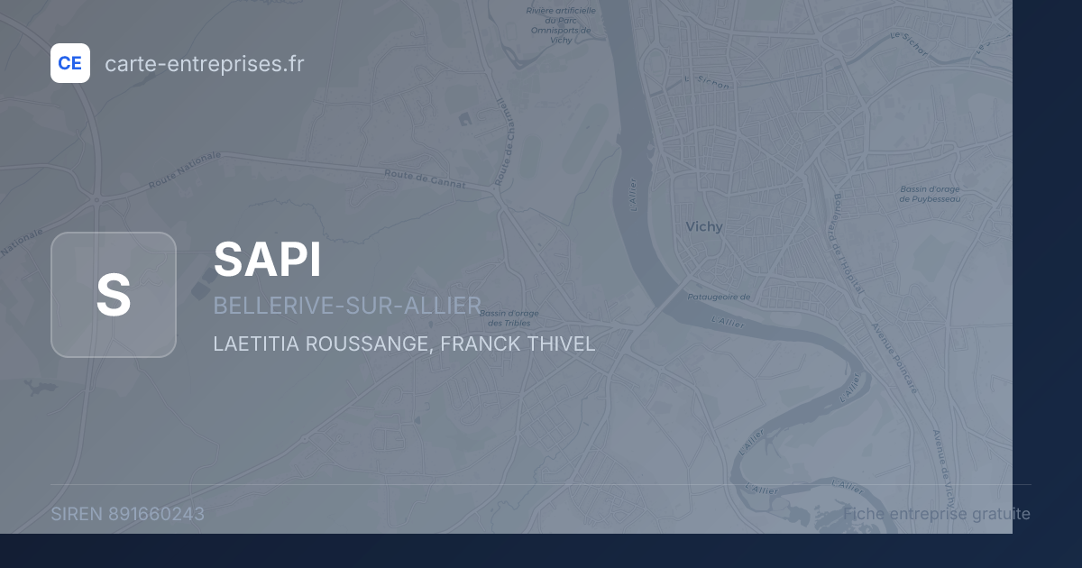 SAPI — 891660243 — fiche entreprise