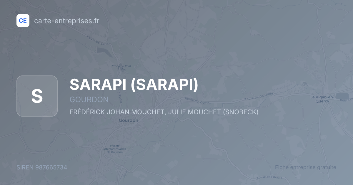 SARAPI — 987665734 — fiche entreprise