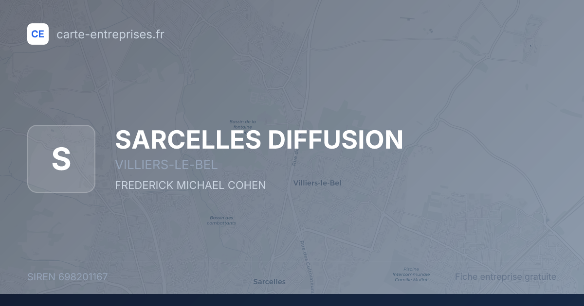 SARCELLES DIFFUSION — 698201167 — fiche entreprise