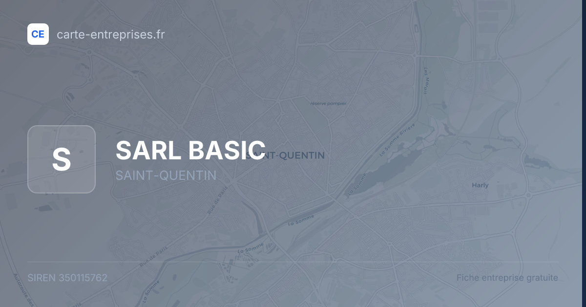 SARL BASIC — 350115762 — fiche entreprise