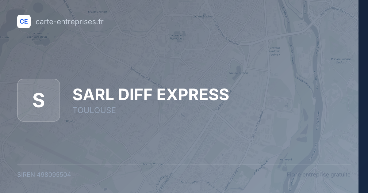 SARL DIFF EXPRESS — 498095504 — fiche entreprise