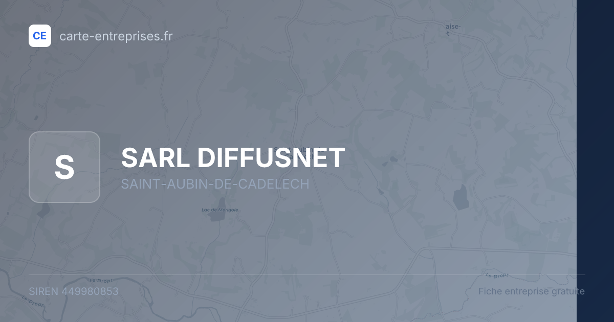 SARL DIFFUSNET — 449980853 — fiche entreprise
