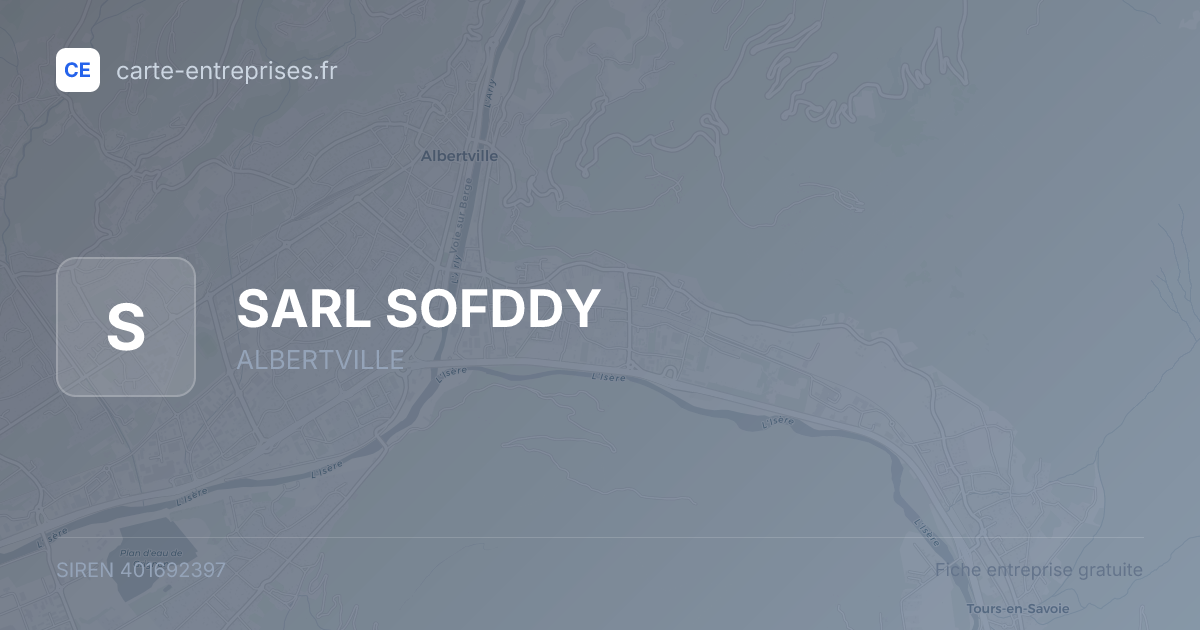 SARL SOFDDY — 401692397 — fiche entreprise