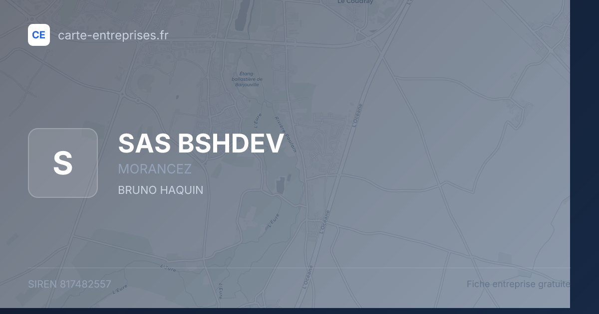 SAS BSHDEV — 817482557 — fiche entreprise