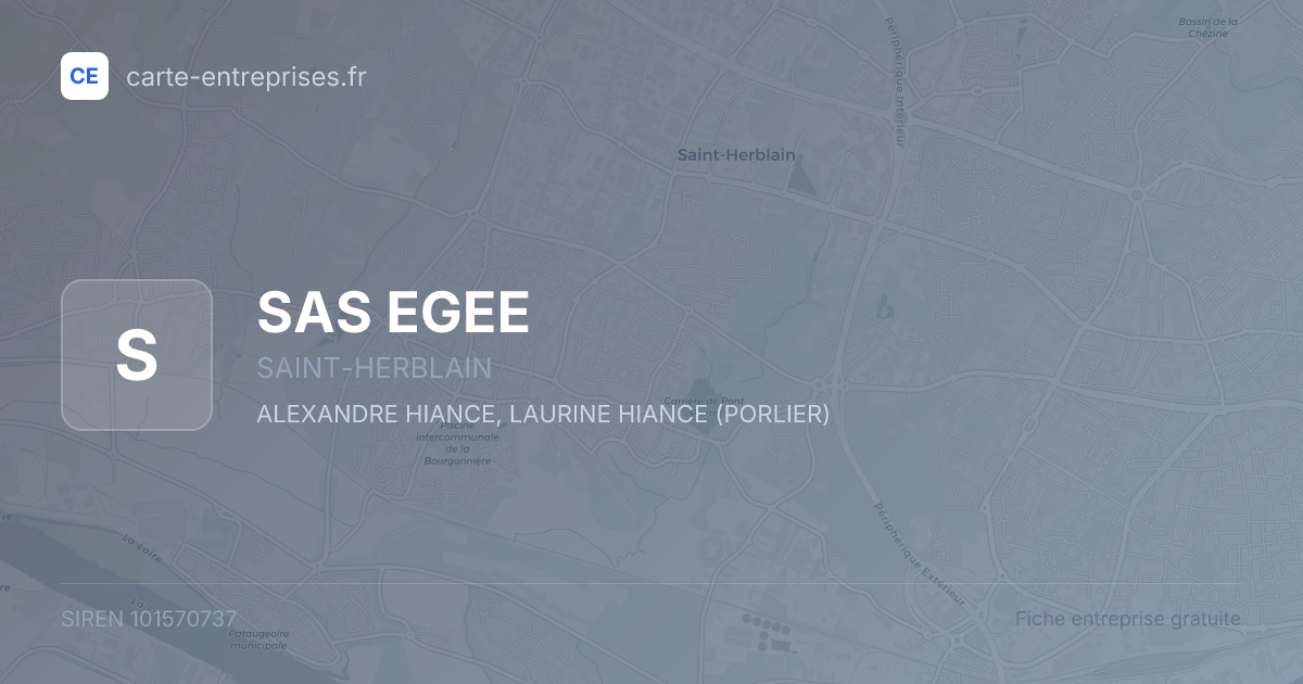SAS EGEE — 101570737 — fiche entreprise