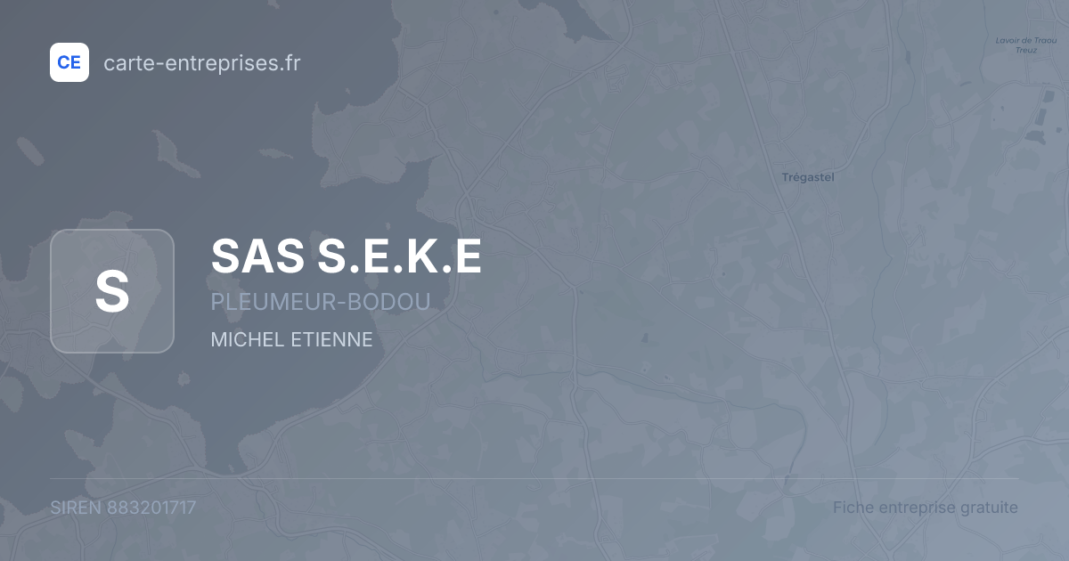 SAS S.E.K.E — 883201717 — fiche entreprise