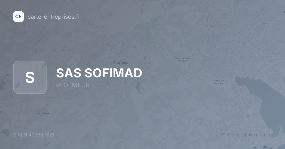 SAS SOFIMAD — 493860621 — fiche entreprise
