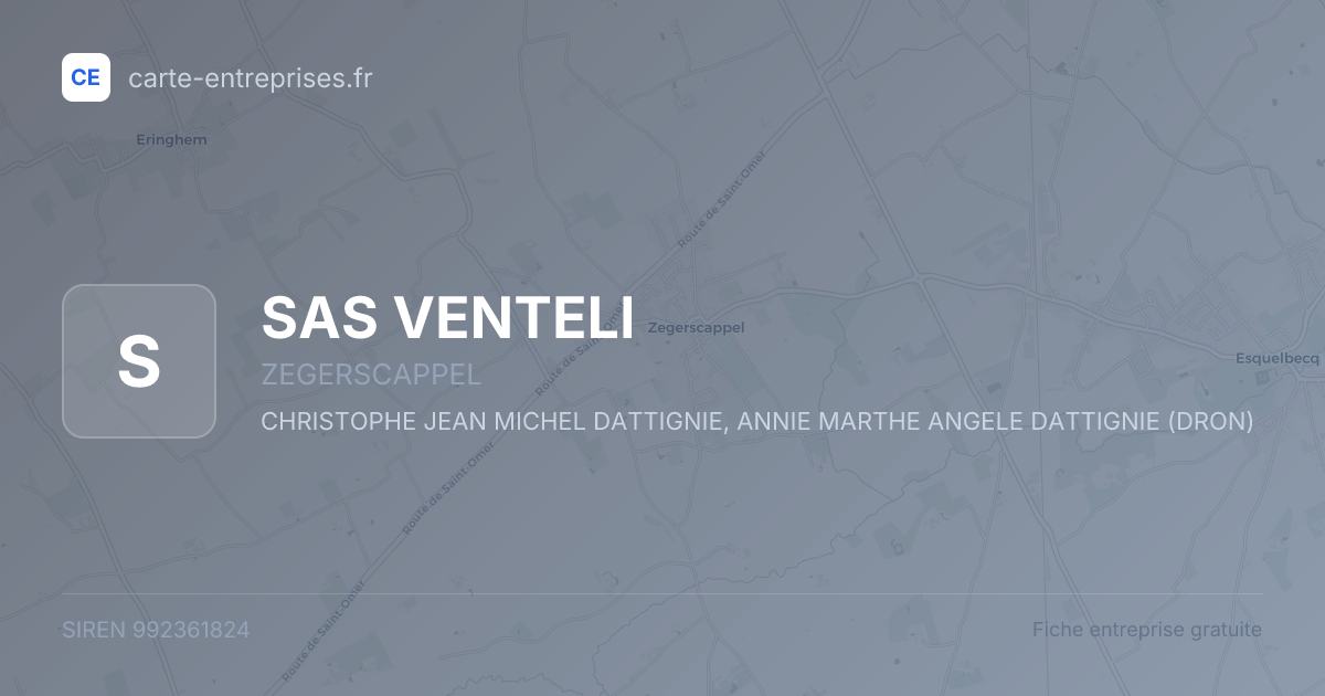 SAS VENTELI — 992361824 — fiche entreprise