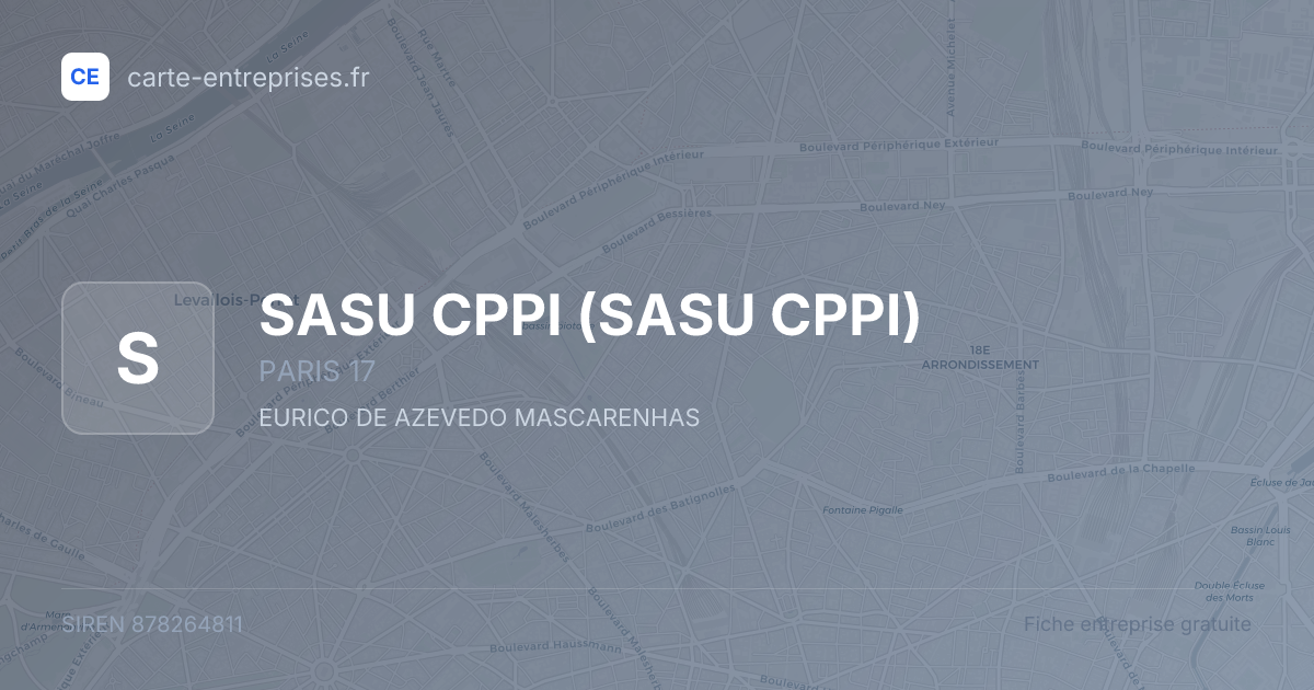SASU CPPI — 878264811 — fiche entreprise