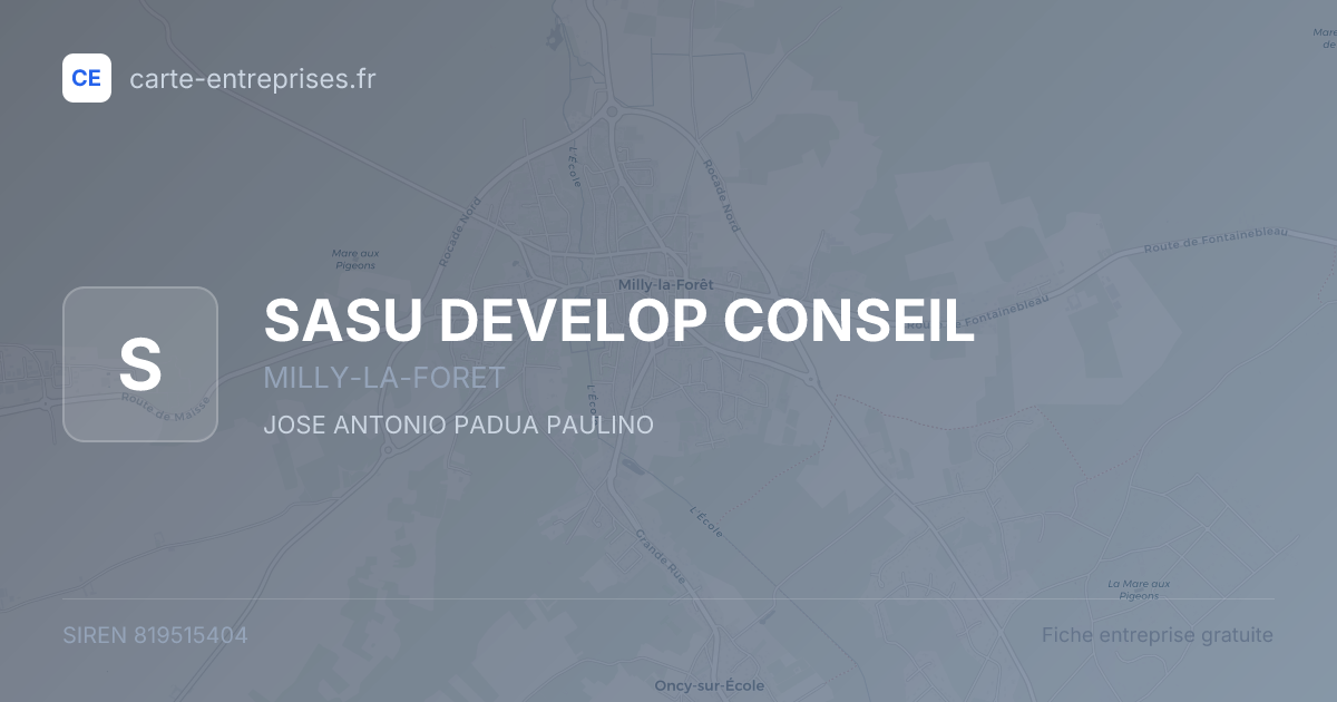 SASU DEVELOP CONSEIL — 819515404 — fiche entreprise