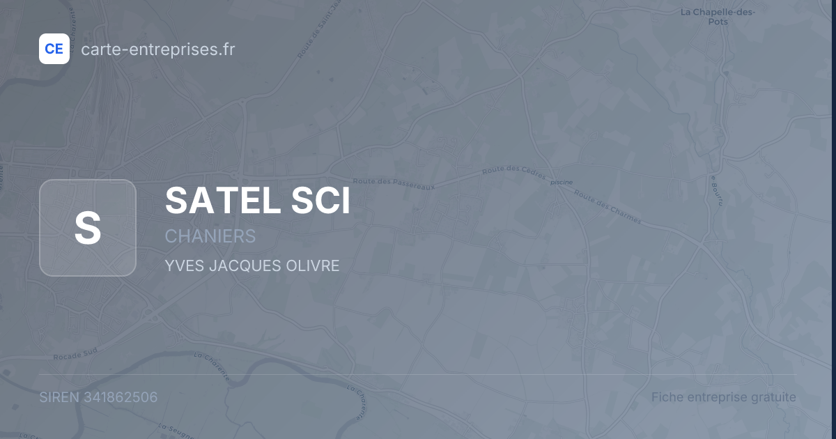 SATEL SCI — 341862506 — fiche entreprise