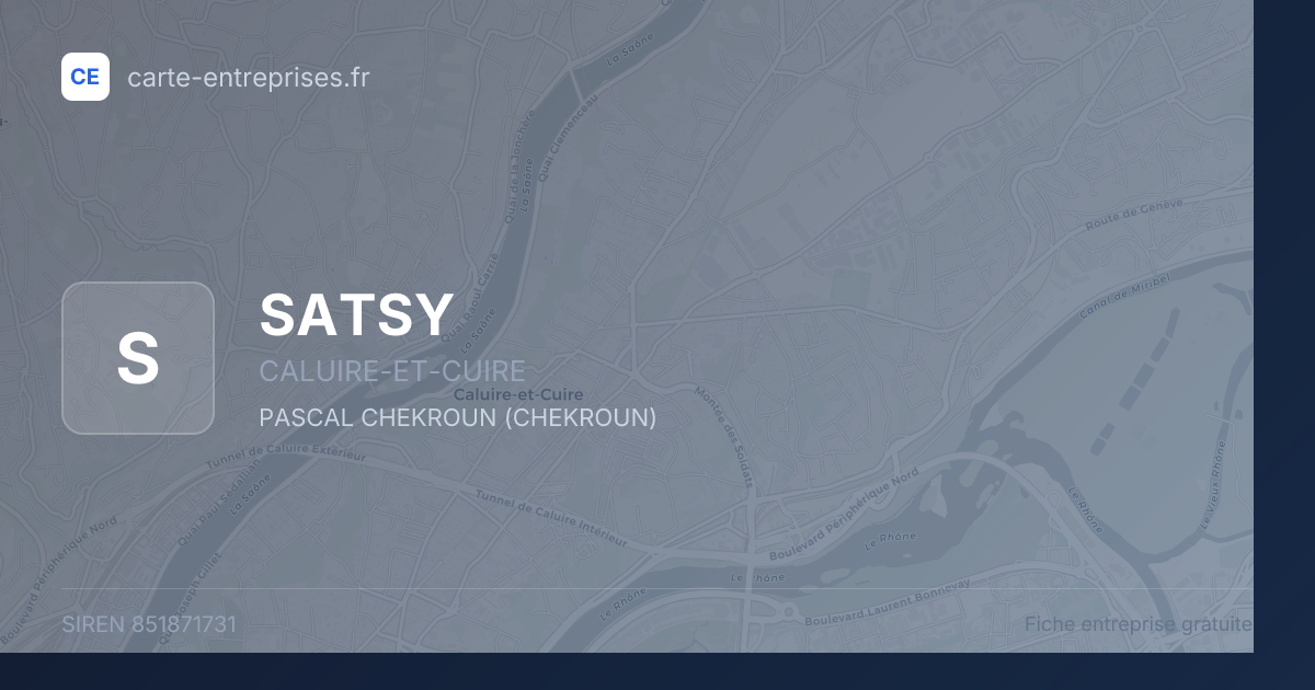 SATSY — 851871731 — fiche entreprise