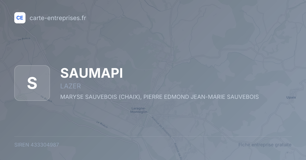 SAUMAPI — 433304987 — fiche entreprise