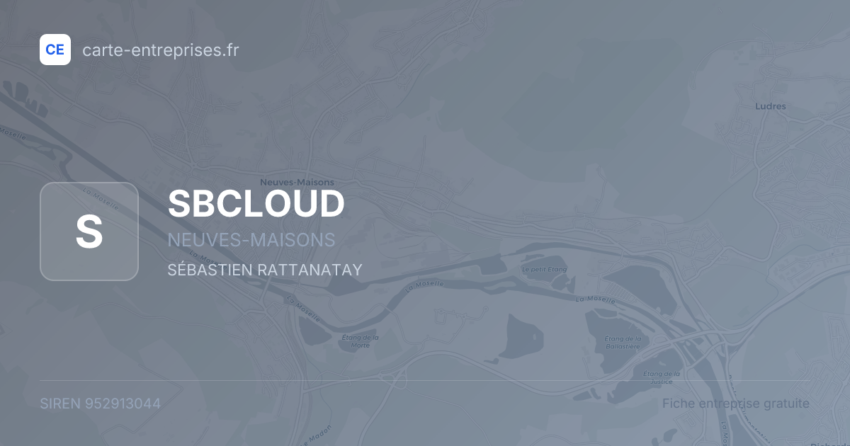 SBCLOUD — 952913044 — fiche entreprise