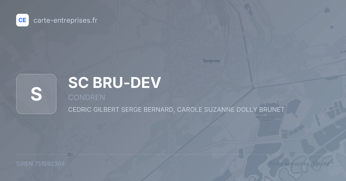 SC BRU-DEV — 751592304 — fiche entreprise