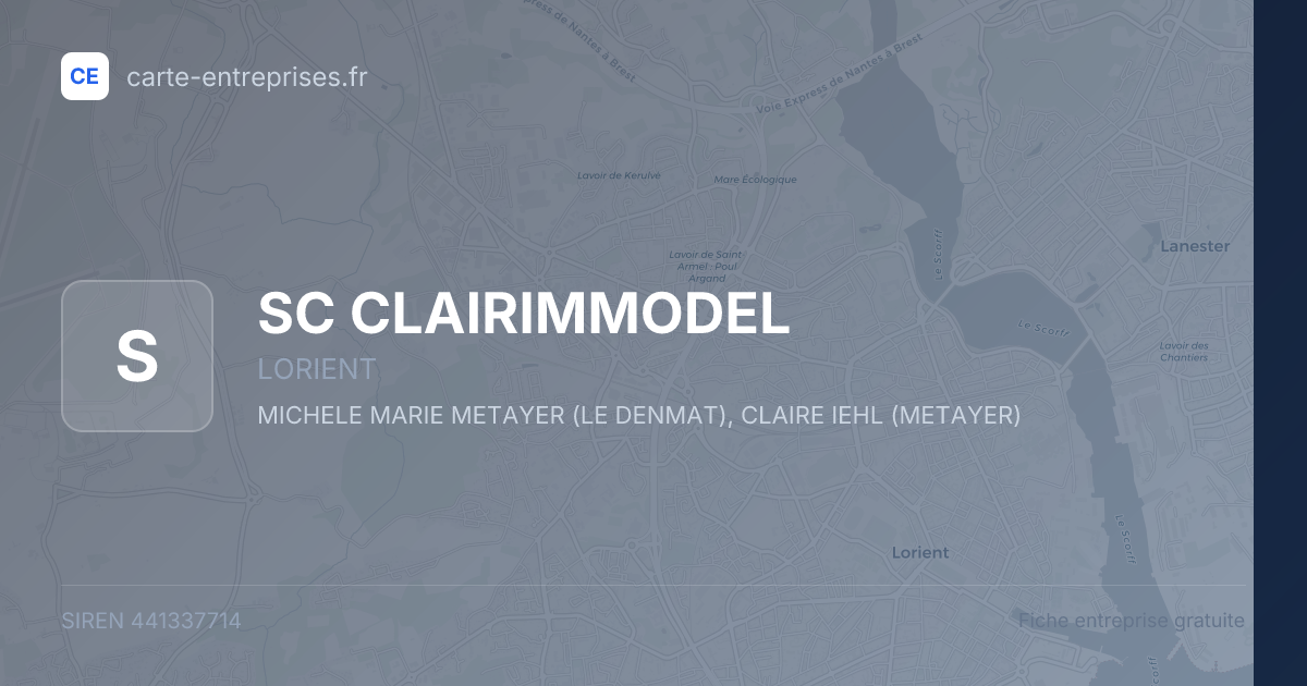 SC CLAIRIMMODEL — 441337714 — fiche entreprise