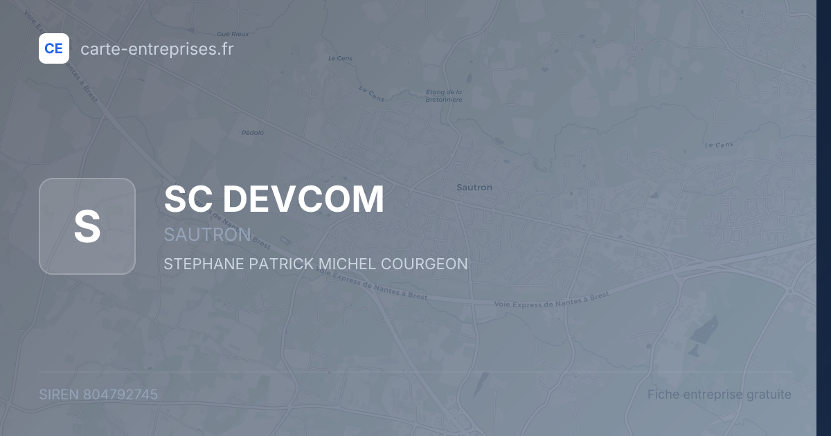 SC DEVCOM — 804792745 — fiche entreprise