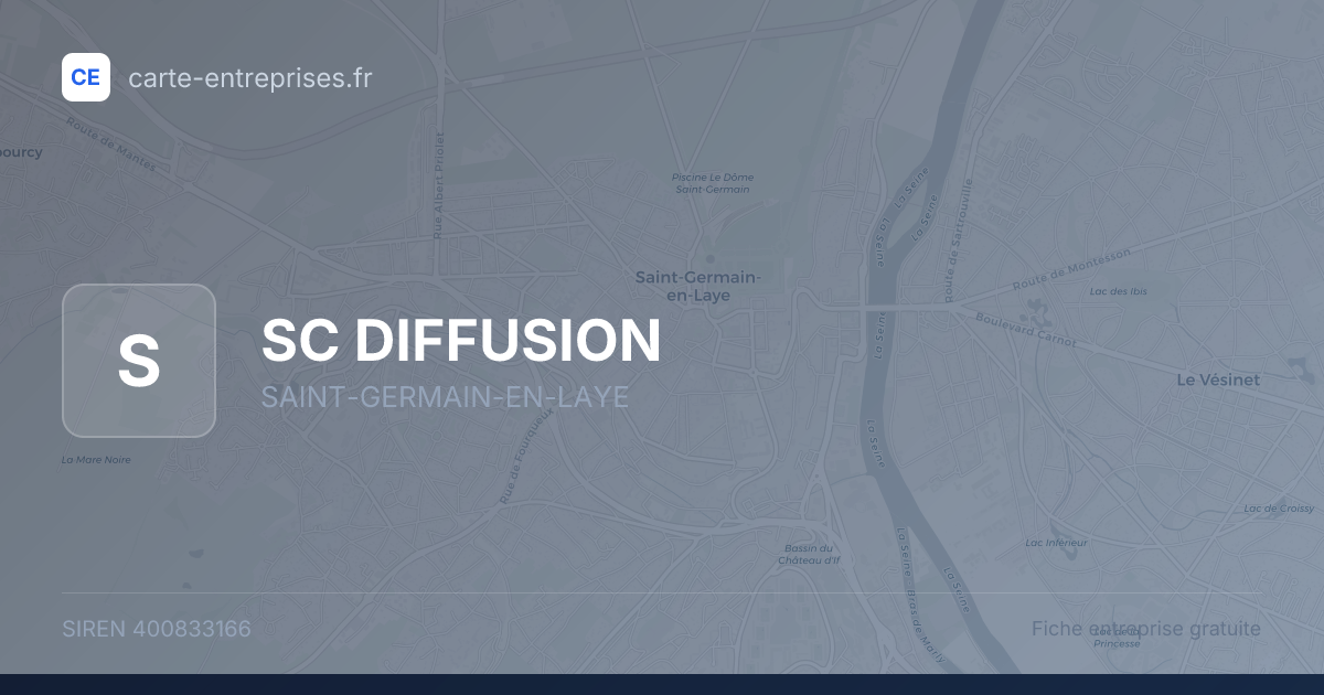 SC DIFFUSION — 400833166 — fiche entreprise