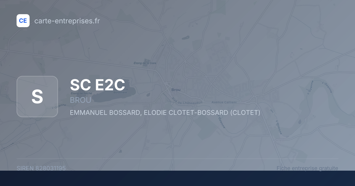 SC E2C — 828031195 — fiche entreprise