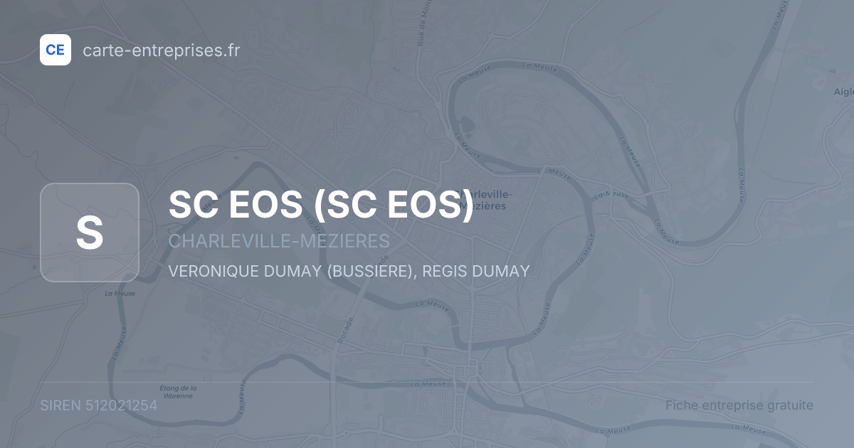 SC EOS — 512021254 — fiche entreprise