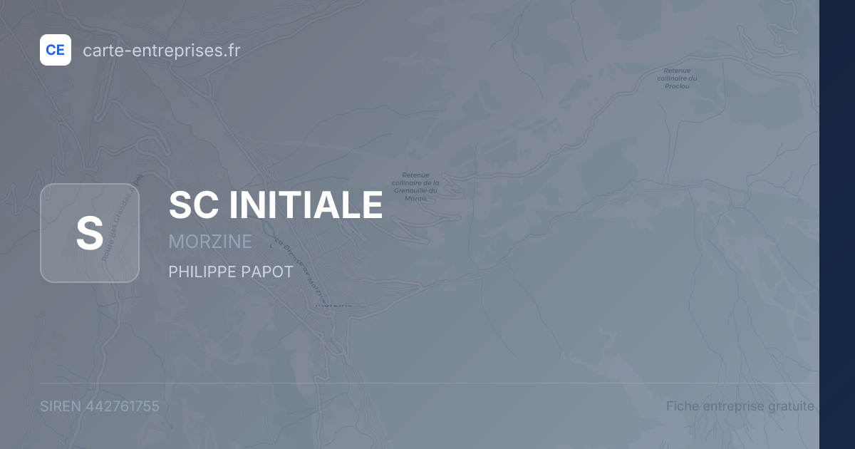 SC INITIALE — 442761755 — fiche entreprise