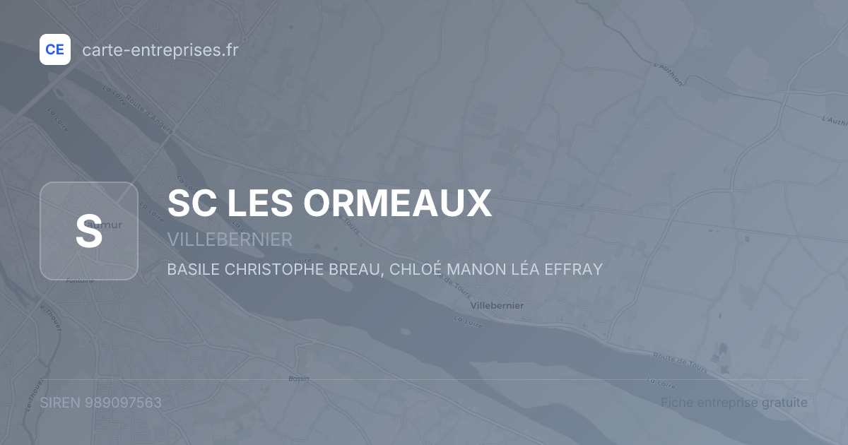 SC LES ORMEAUX — 989097563 — fiche entreprise