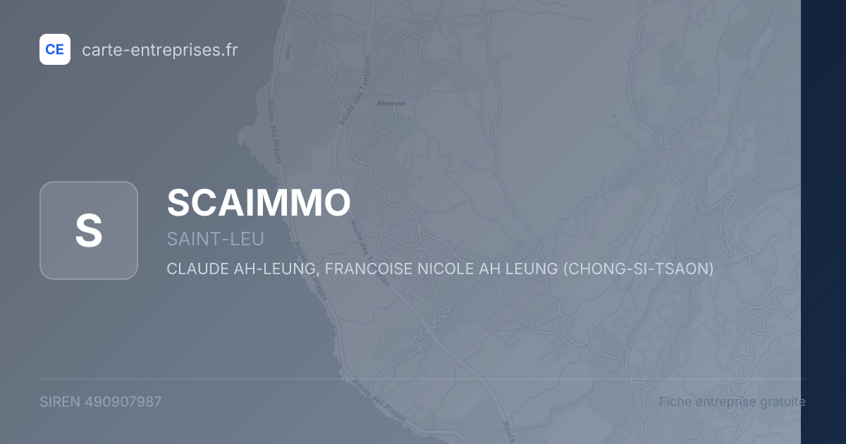 SCAIMMO — 490907987 — fiche entreprise