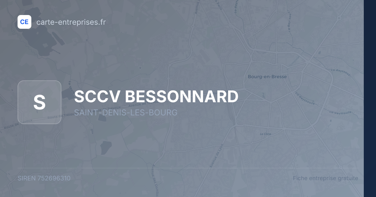 SCCV BESSONNARD — 752696310 — fiche entreprise