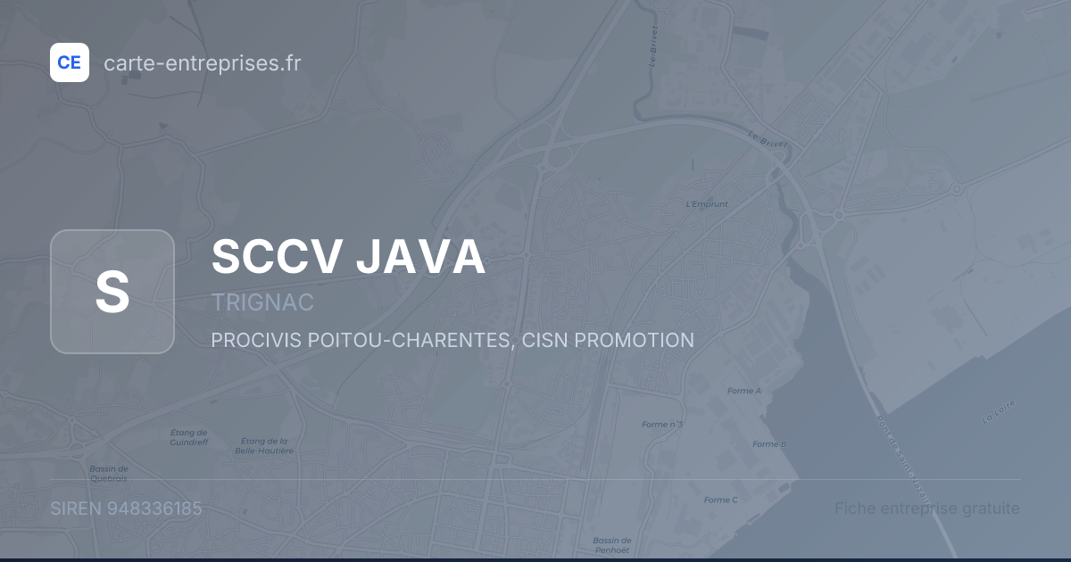 SCCV JAVA — 948336185 — fiche entreprise