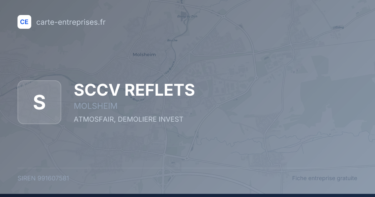 SCCV REFLETS — 991607581 — fiche entreprise