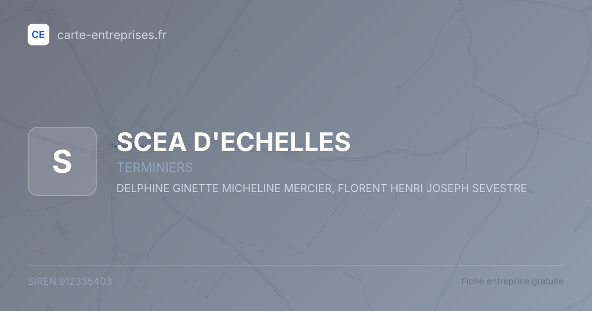 SCEA D'ECHELLES — 912335403 — fiche entreprise
