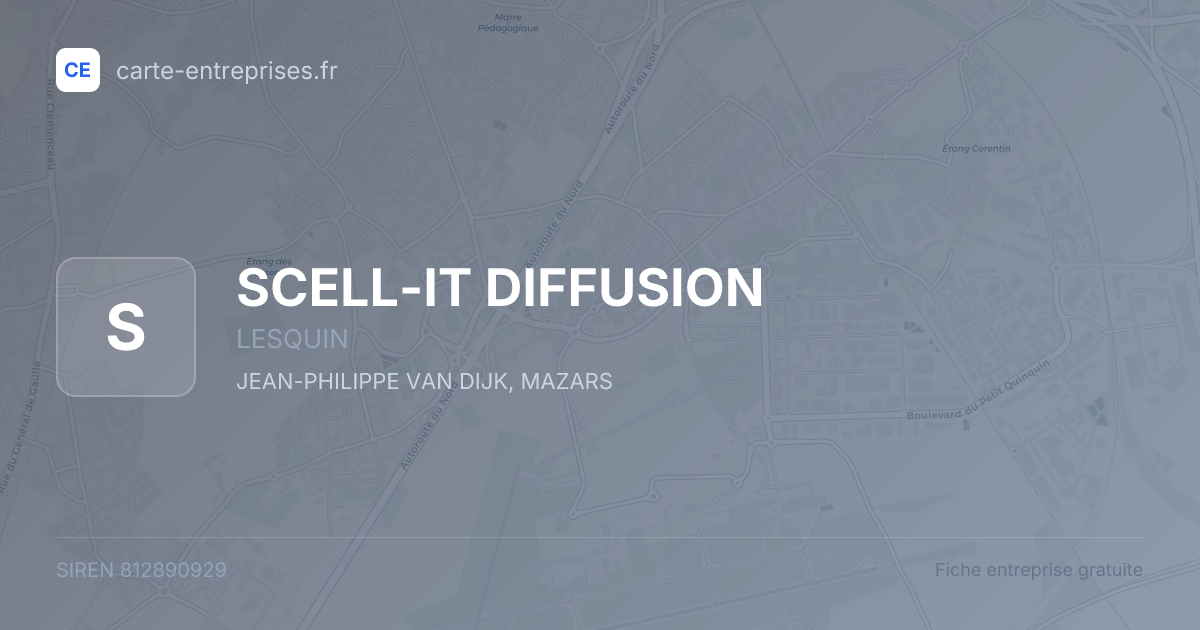 SCELL-IT DIFFUSION — 812890929 — fiche entreprise