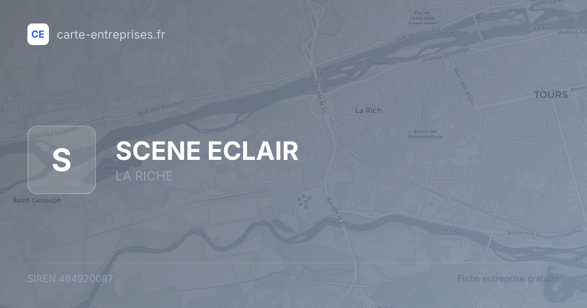SCENE ECLAIR — 484920087 — fiche entreprise