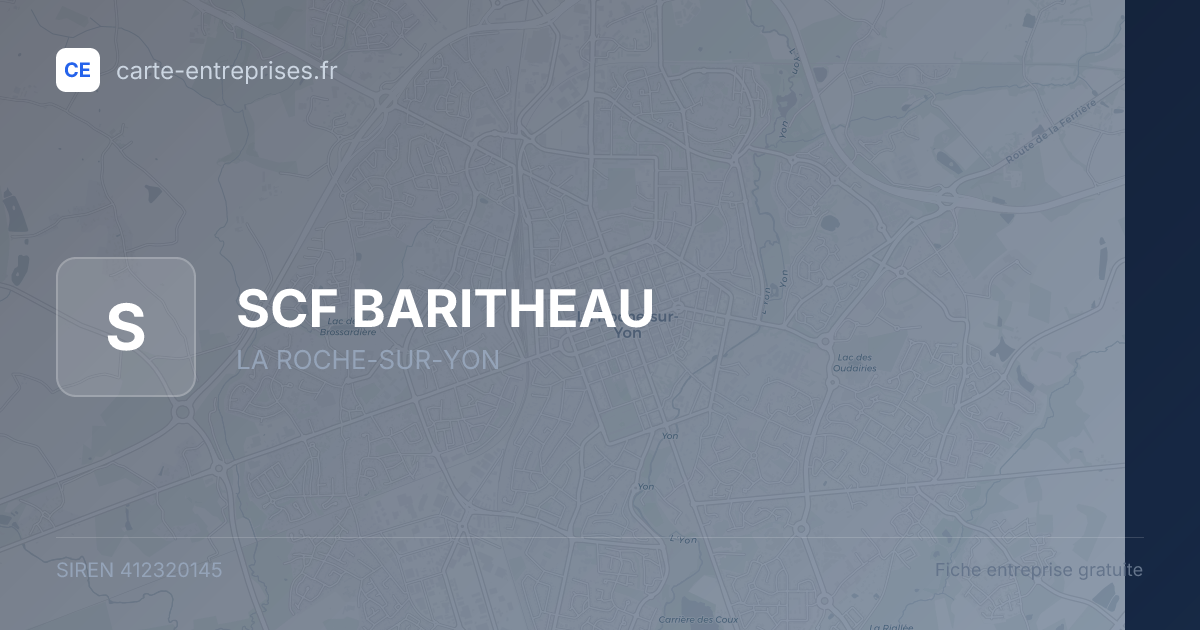 SCF BARITHEAU — 412320145 — fiche entreprise