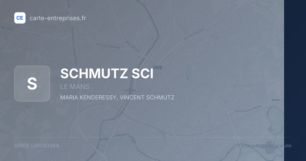 SCHMUTZ SCI — 539500264 — fiche entreprise