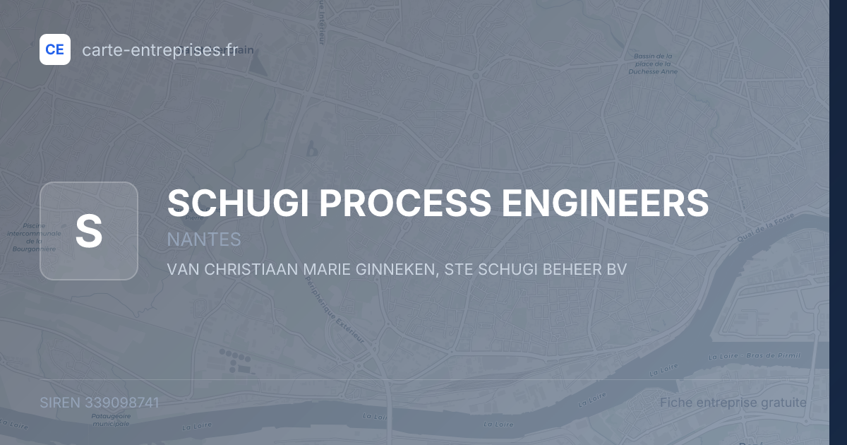 SCHUGI PROCESS ENGINEERS — 339098741 — fiche entreprise