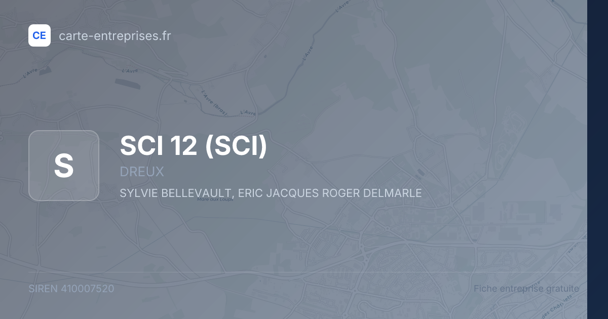 SCI 12 (SCI) — 410007520 — fiche entreprise