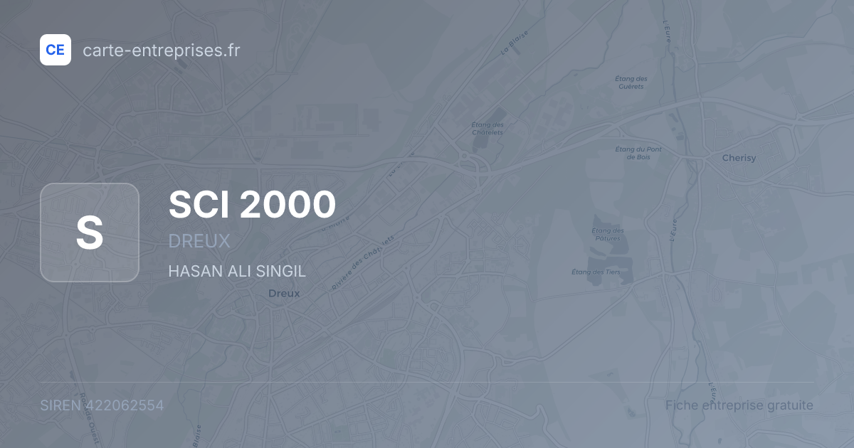 SCI 2000 — 422062554 — fiche entreprise