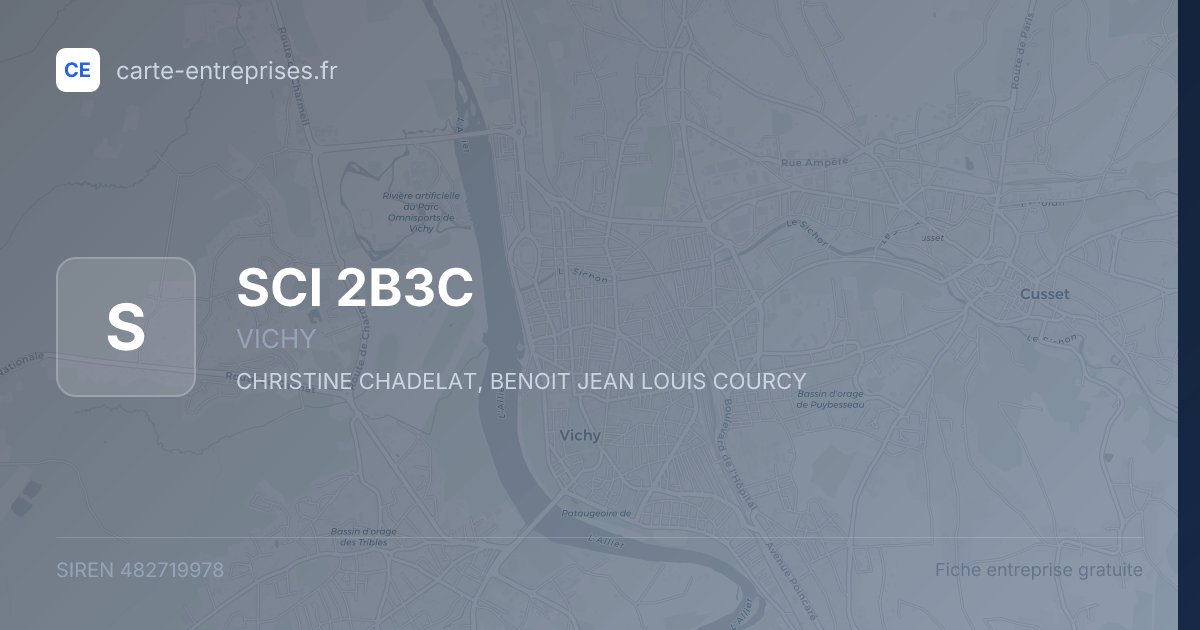 SCI 2B3C — 482719978 — fiche entreprise