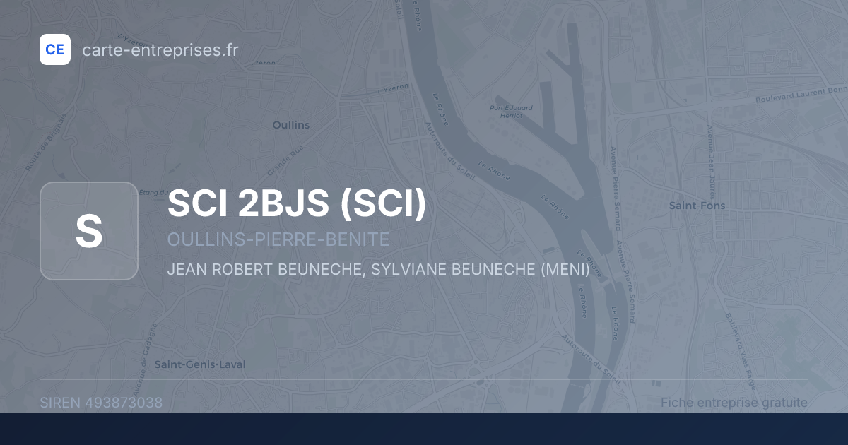 SCI 2BJS (SCI) — 493873038 — fiche entreprise