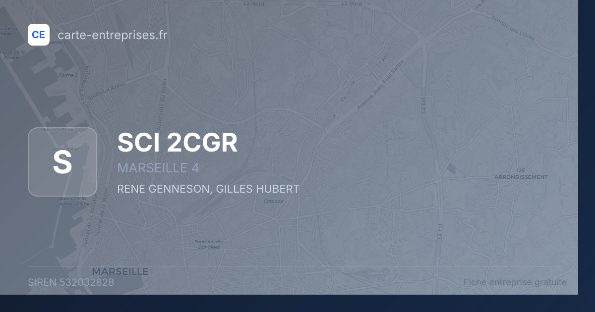 SCI 2CGR — 532032828 — fiche entreprise