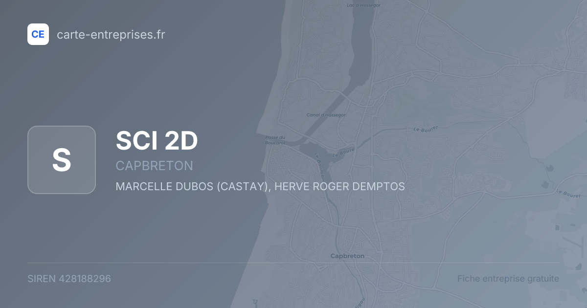 SCI 2D — 428188296 — fiche entreprise